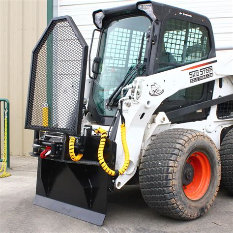 skid steer winch boom|skid steer attachments.